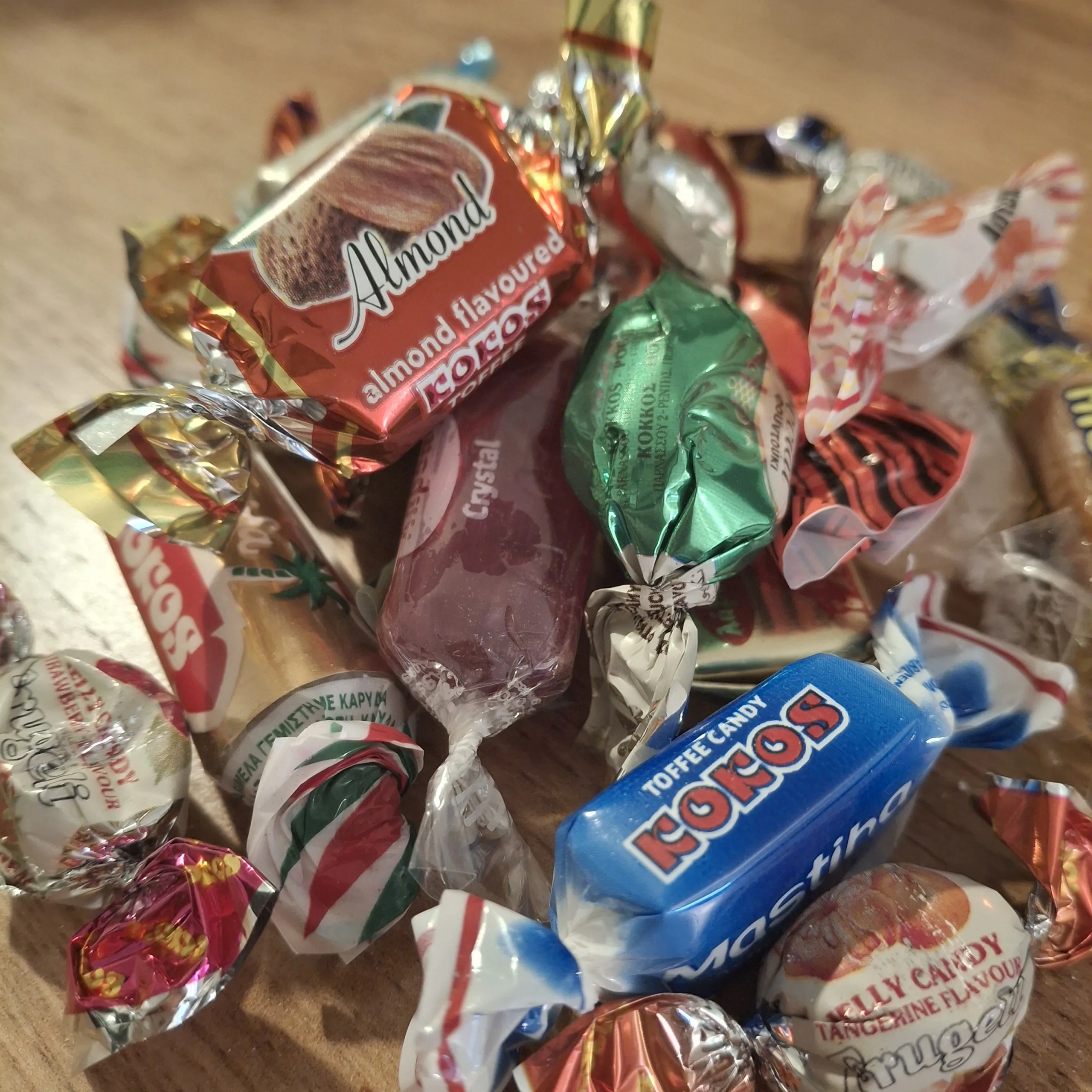 Καραμέλες με ζάχαρη