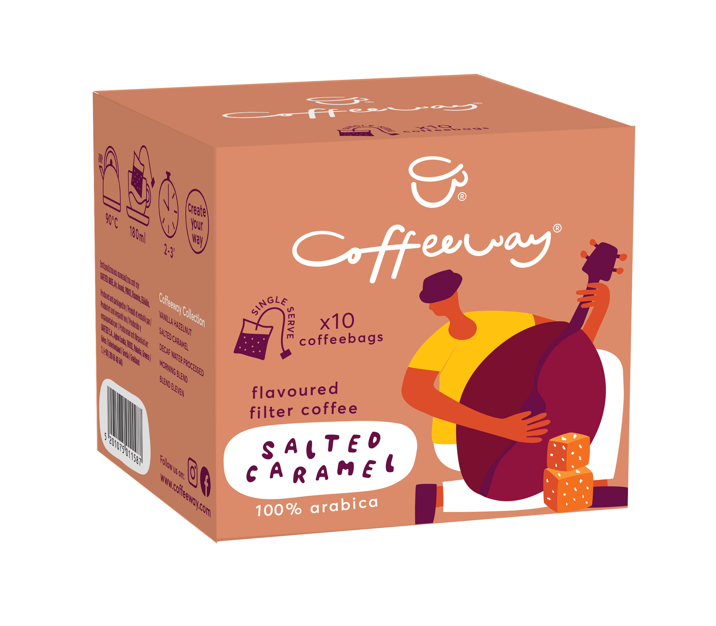 Coffeebags Salted Caramel - Box